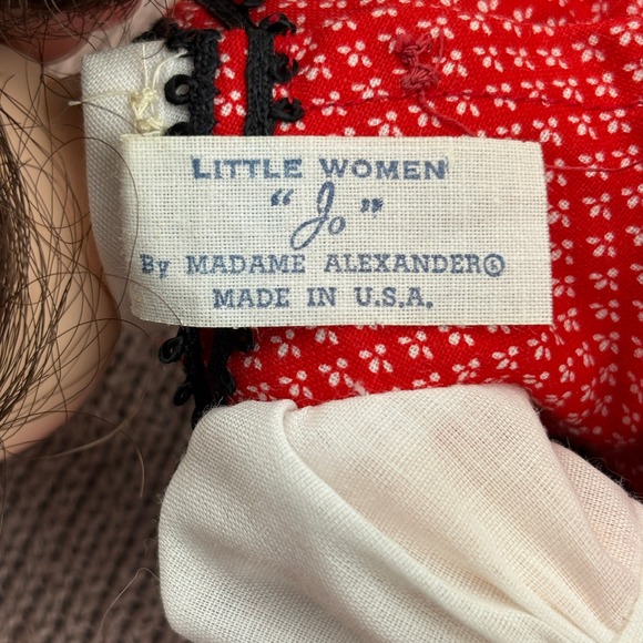 1976 Madame Alexander 12" Little Women Doll "Jo" Vintage 1970s Collectible Doll - Picture 6 of 8